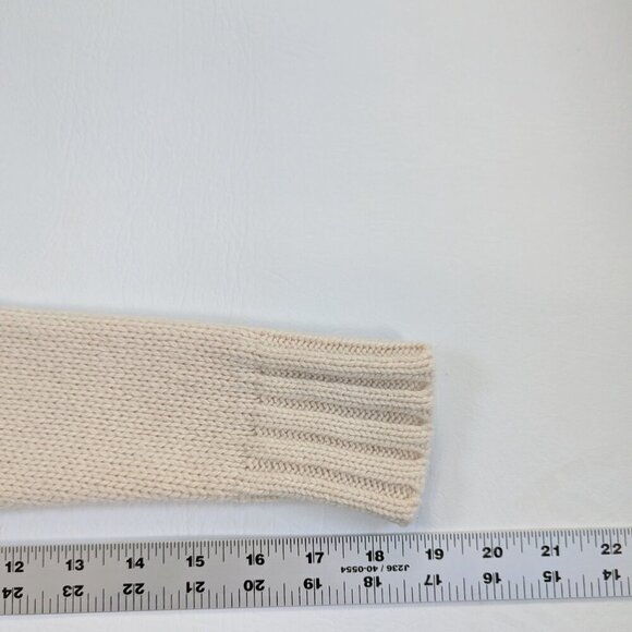 J. Crew Fair Isle Women's Merino Wool Blend Sweater Size XS Cream - Picture 14 of 14